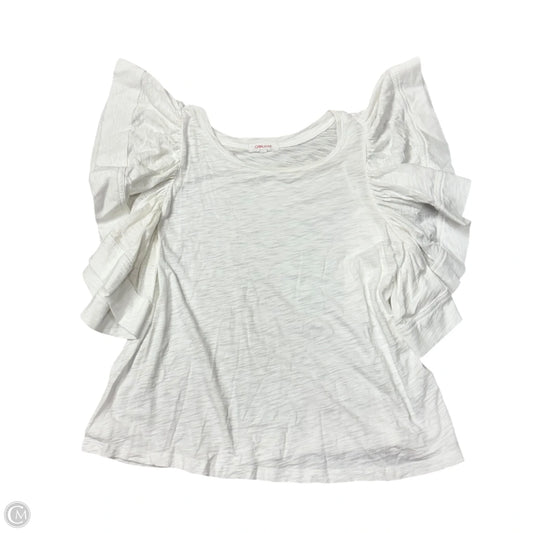 Top Short Sleeve By Goldie In White, Size: S