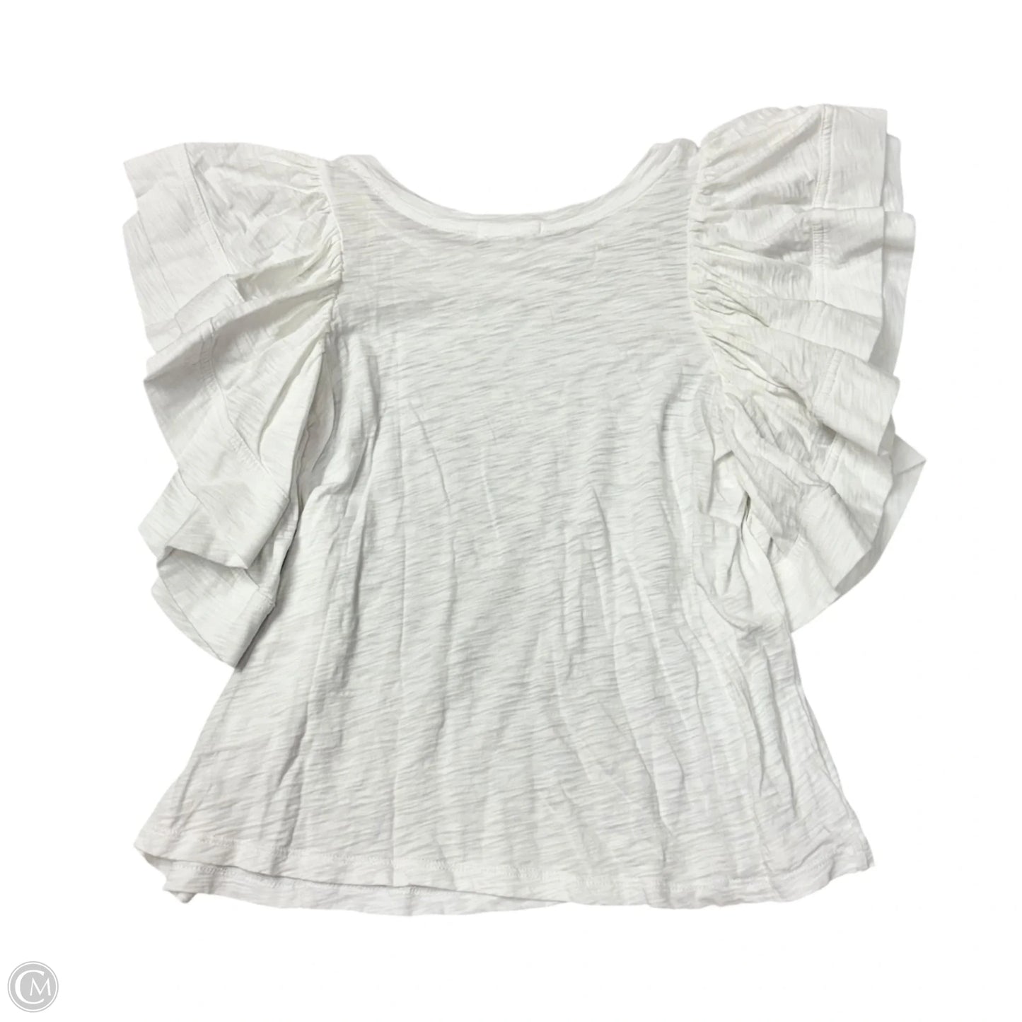 Top Short Sleeve By Goldie In White, Size: S