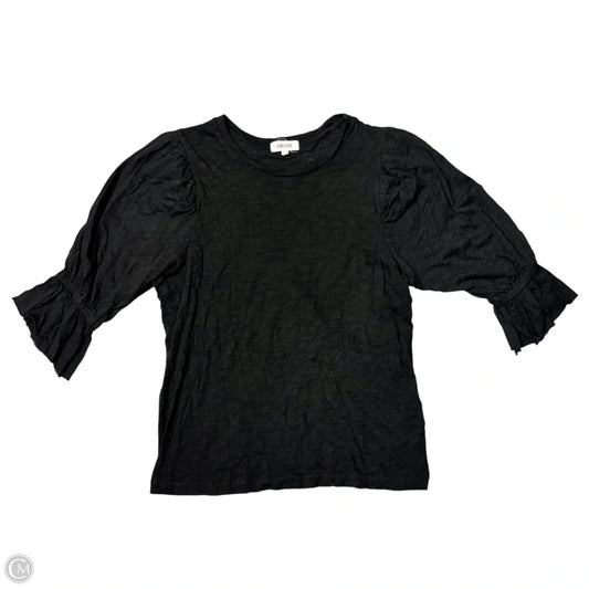 Top 3/4 Sleeve By Goldie In Black, Size: S