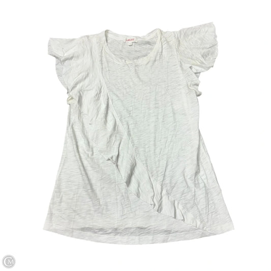 Top Short Sleeve By Goldie In White, Size: S