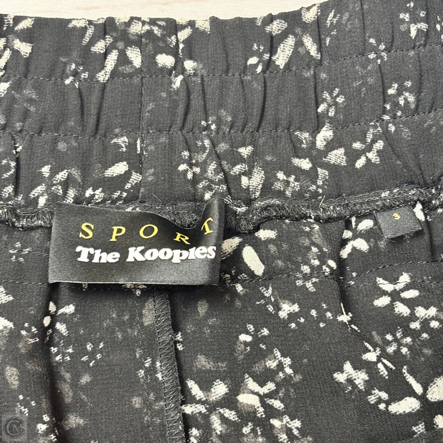 Skirt Mini & Short By The Kooples In Black & White, Size: L