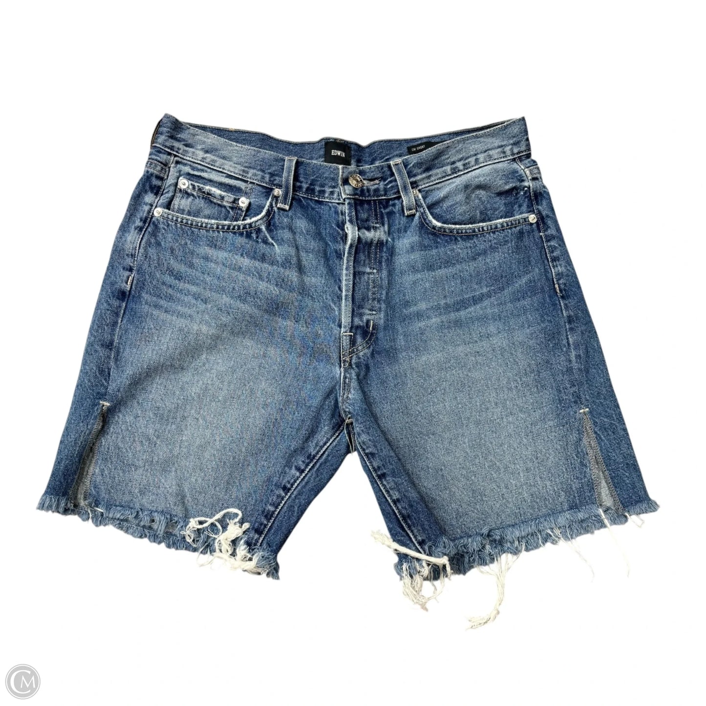 Shorts By Edwin In Blue Denim, Size: 10