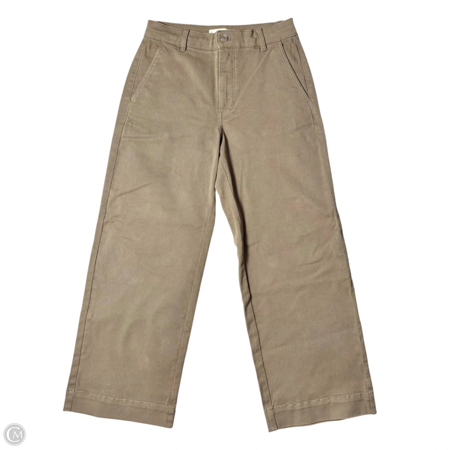 Pants Wide Leg By Everlane In Brown Denim, Size: 8