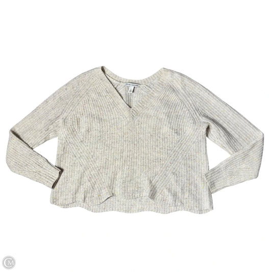 Sweater By Autumn Cashmere In Grey, Size: M