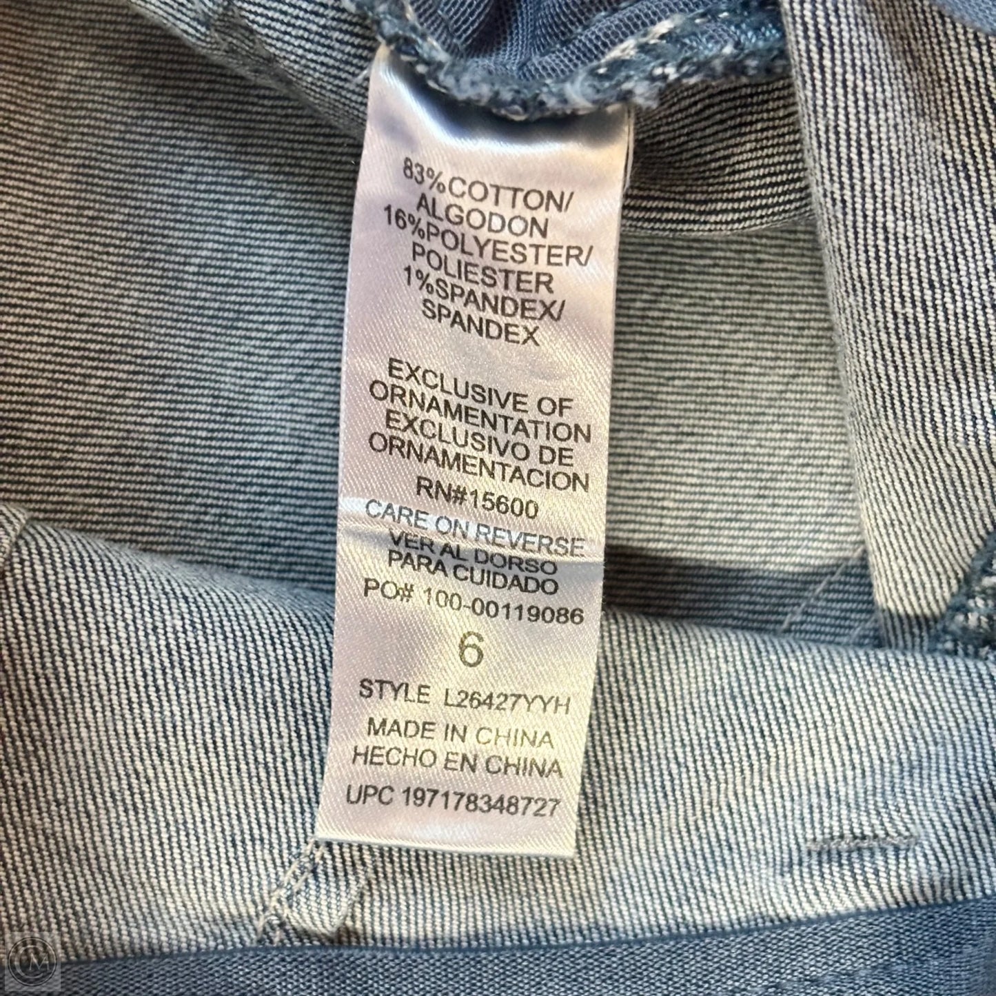 Jeans Boyfriend By Wit & Wisdom In Blue Denim, Size: 6
