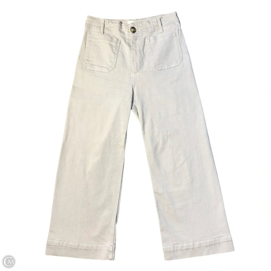 Pants Wide Leg By Maeve In Grey, Size: 8