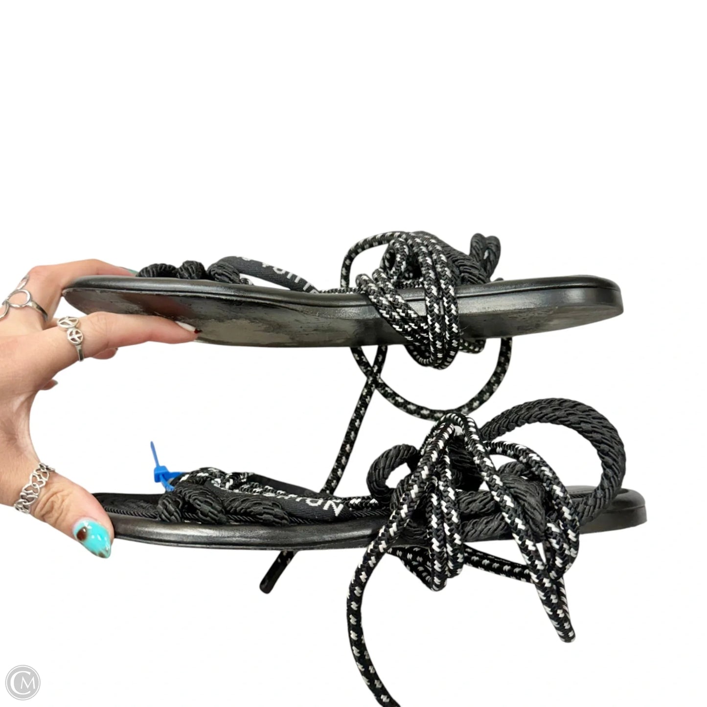 Sandals Luxury Designer By Louis Vuitton In Black, Size: 10.5