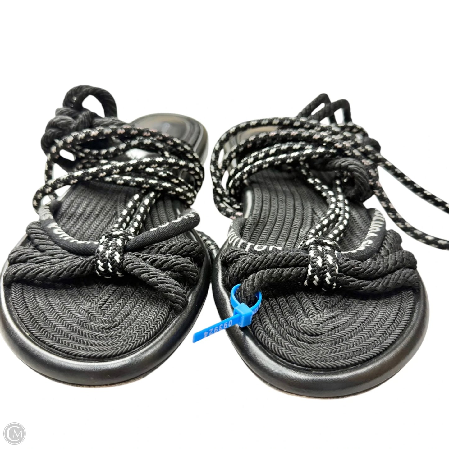 Sandals Luxury Designer By Louis Vuitton In Black, Size: 10.5