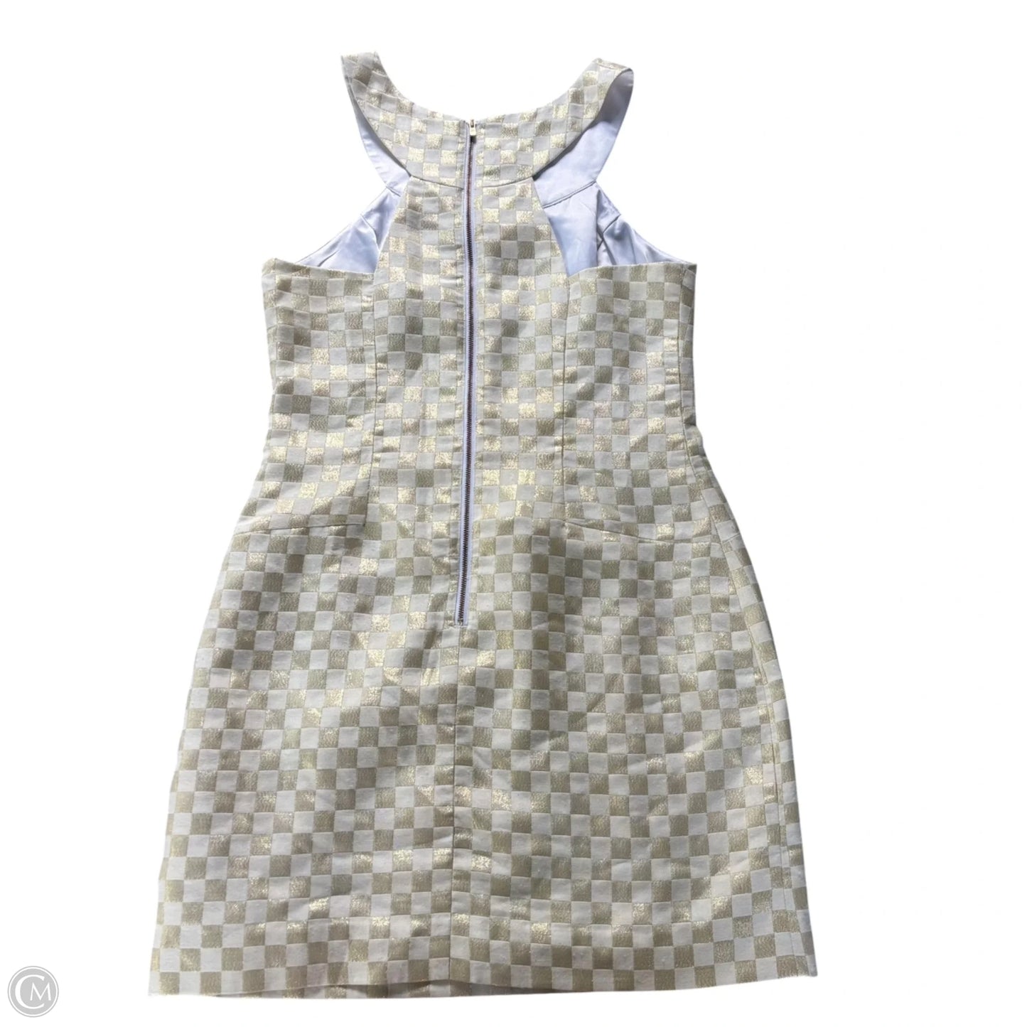 Dress Designer By Lilly Pulitzer In Checkered Pattern, Size: M