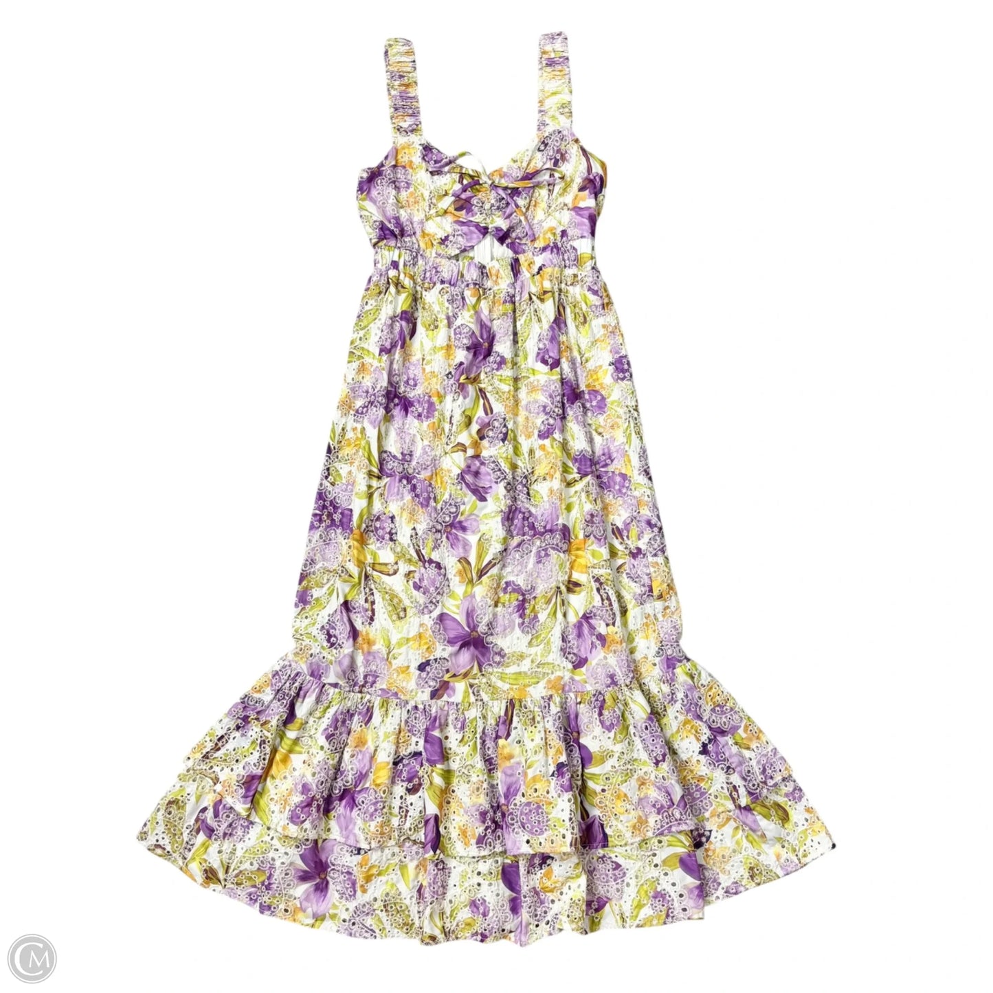 Dress Casual Midi By Adelyn Rae In Floral Print, Size: M