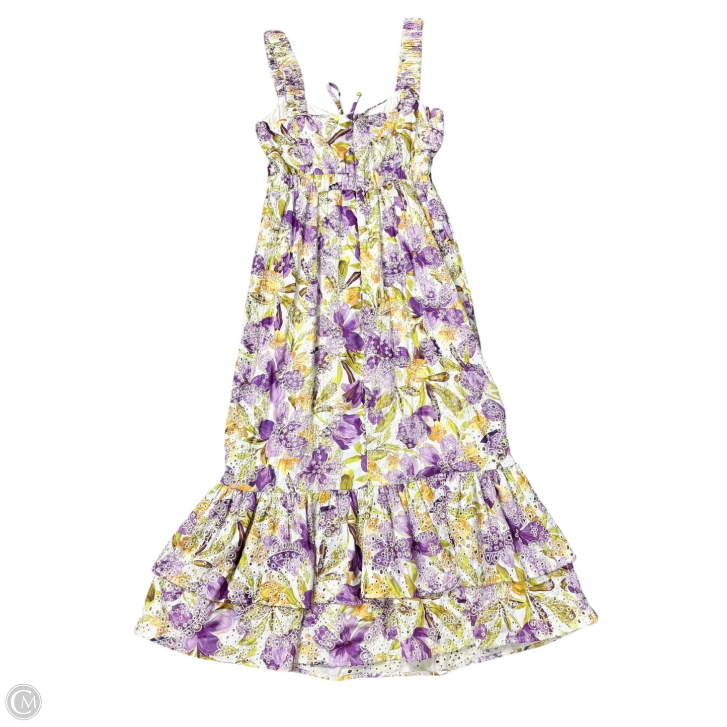 Dress Casual Midi By Adelyn Rae In Floral Print, Size: M