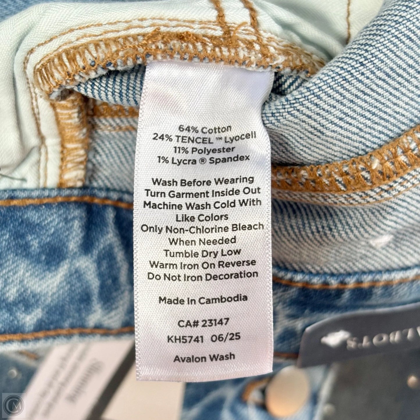Jeans Straight By Talbots In Blue Denim, Size: 14