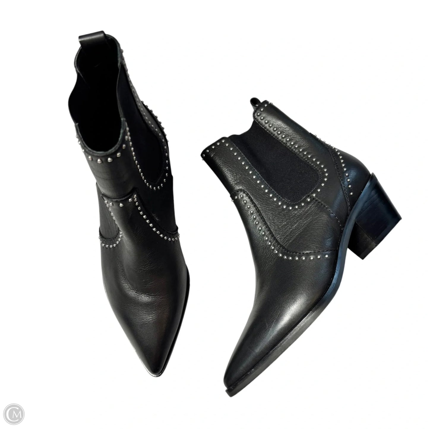 Boots Leather By Paige In Black, Size: 6.5