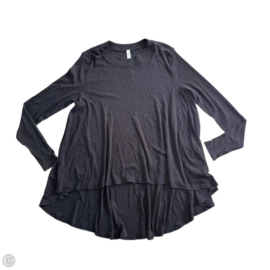 Athletic Top Long Sleeve Crewneck By Lululemon In Black, Size: L