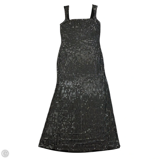Dress Party Long By Akira In Black & Silver, Size: Xl
