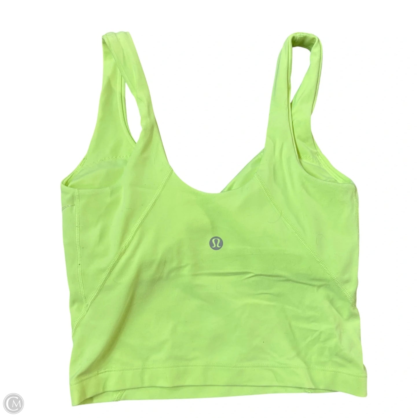 Athletic Tank Top By Lululemon In Green, Size: Xs