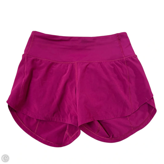 Athletic Shorts By Lululemon In Purple, Size: Xs