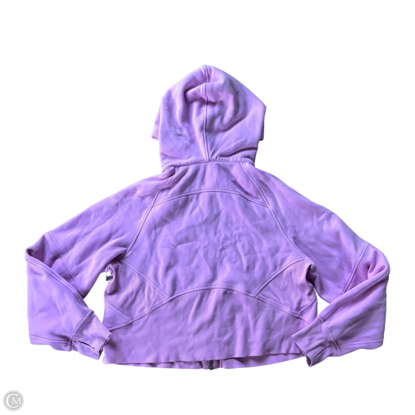 Athletic Sweatshirt Hoodie By Lululemon In Purple, Size: S