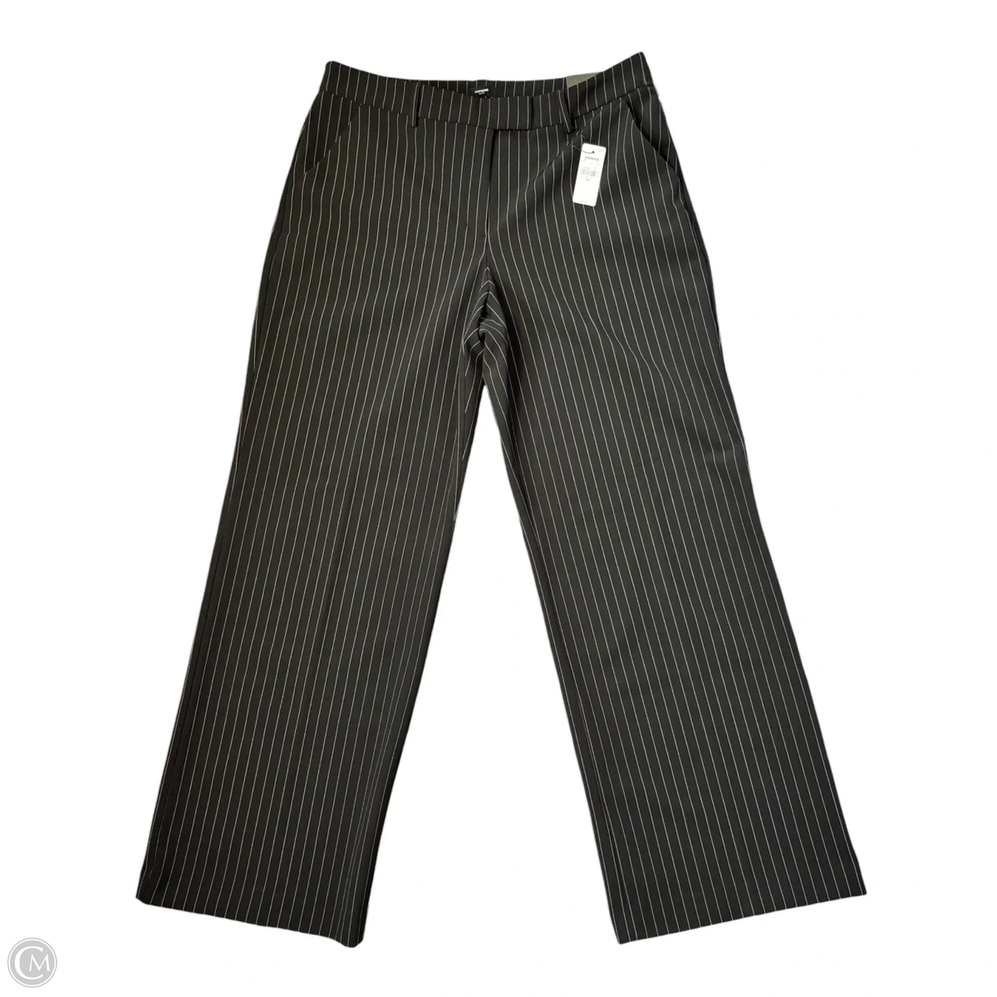 Pants Dress By Express In Striped Pattern, Size: 14