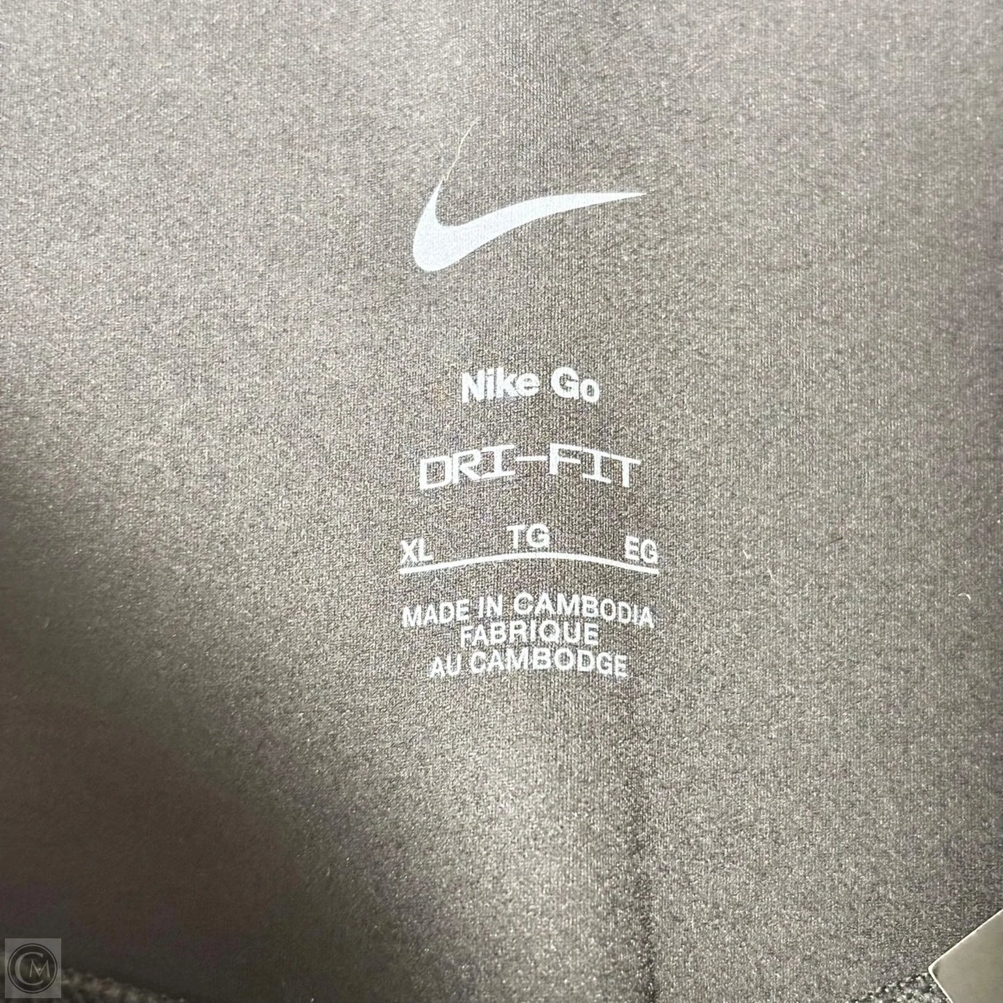 Athletic Leggings By Nike Apparel In Black, Size: Xl