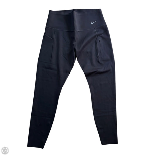 Athletic Leggings By Nike Apparel In Black, Size: Xl