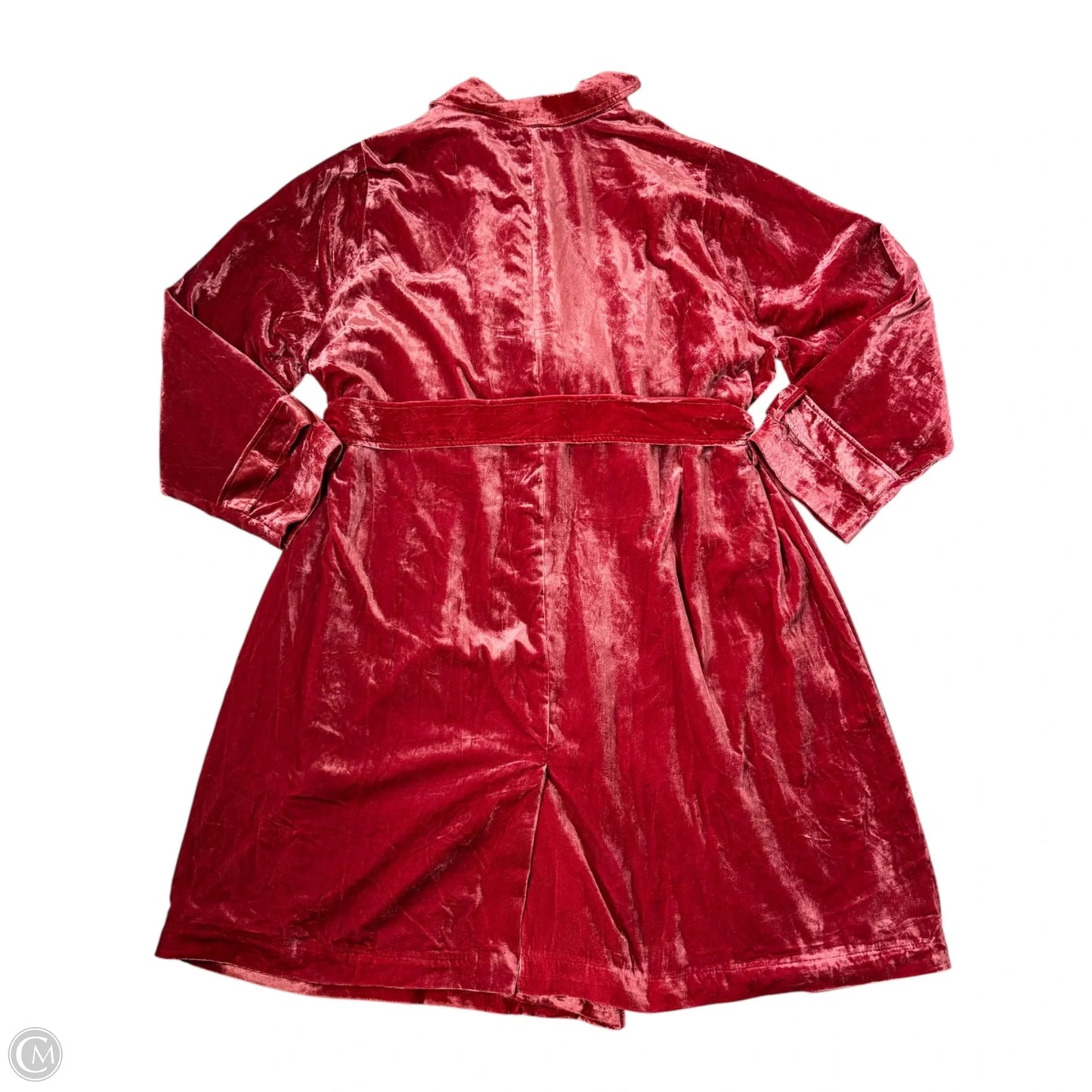 Coat Trench Coat By Torrid In Red, Size: 3x