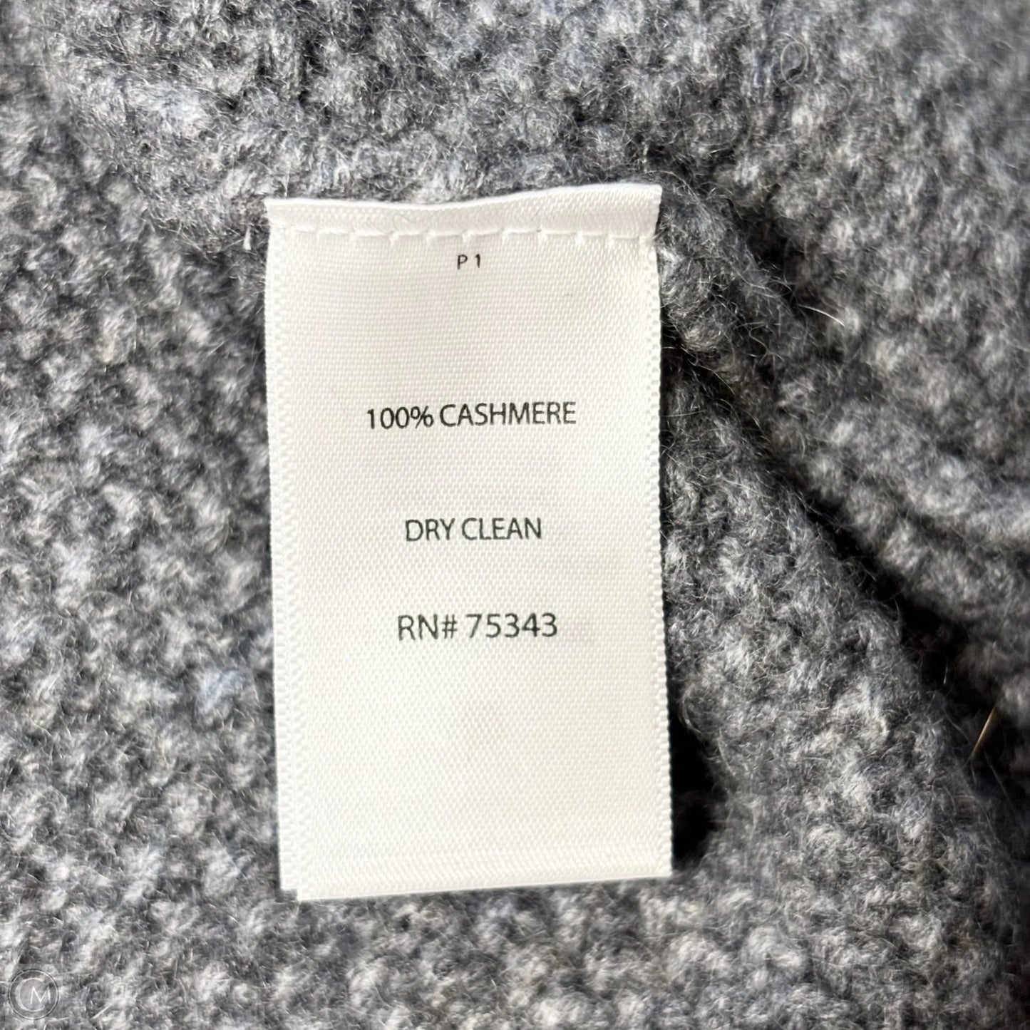 Sweater Cardigan Cashmere By Tahari In Grey, Size: 3x