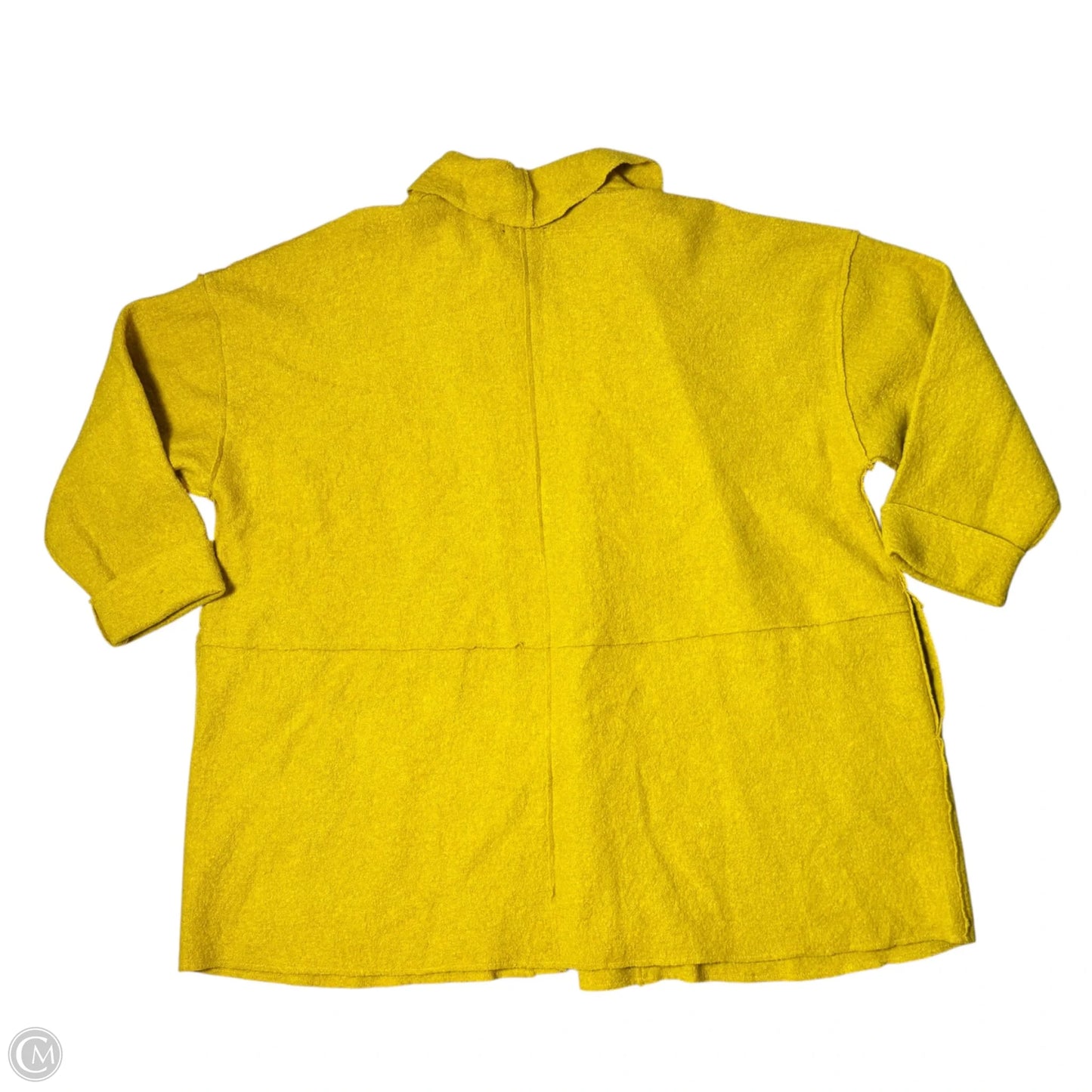 Sweater Cardigan By Jones New York In Yellow, Size: 3x