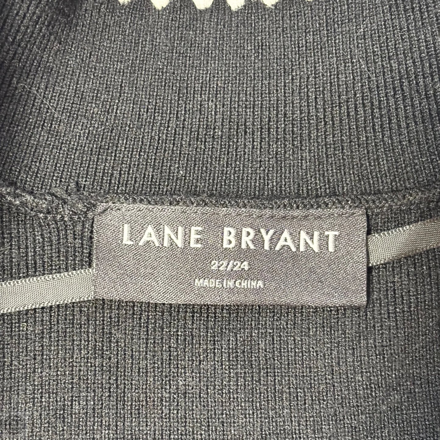 Sweater Cardigan By Lane Bryant In Black, Size: 3x
