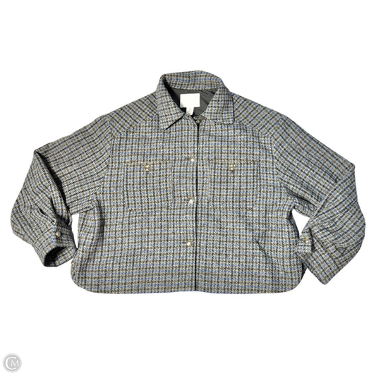 Jacket Other By H&m In Blue & Grey, Size: S