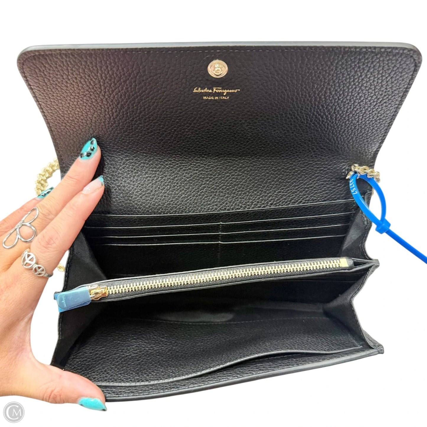 Wallet Luxury Designer By Ferragamo, Size: Large