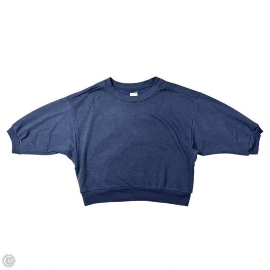 Top 3/4 Sleeve By Maeve In Navy, Size: L