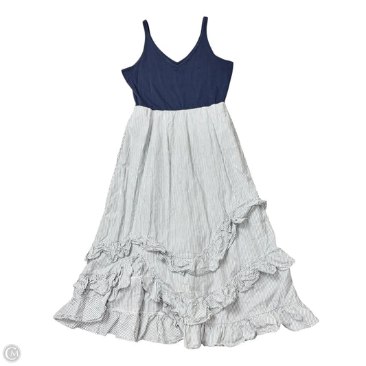 Dress Casual Midi By Maeve In Navy, Size: L