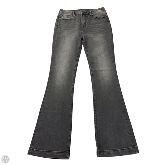 Jeans Flared By Driftwood In Black Denim, Size: 8