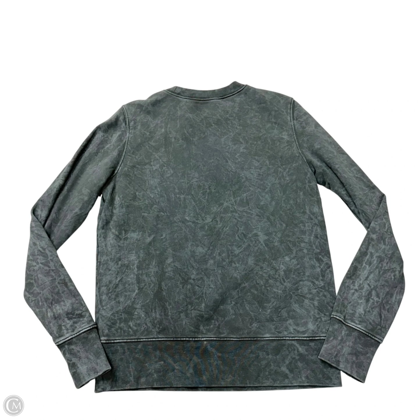 Sweatshirt Luxury Designer By Versace In Grey, Size: S