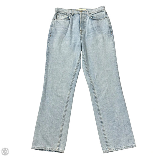 Jeans Straight By Grlfrnd In Blue Denim, Size: 8
