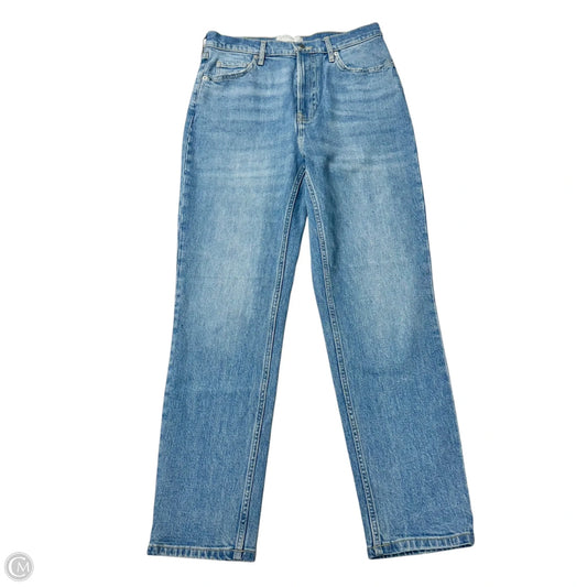 Jeans Straight By Everlane In Blue Denim, Size: 6