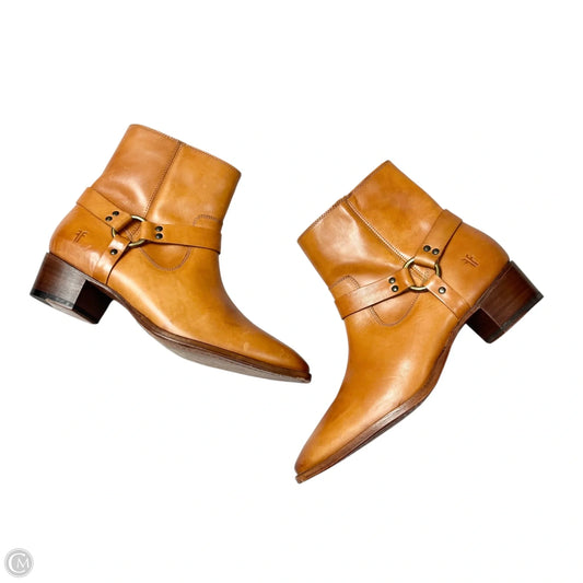 Boots Designer By Frye In Brown, Size: 9.5
