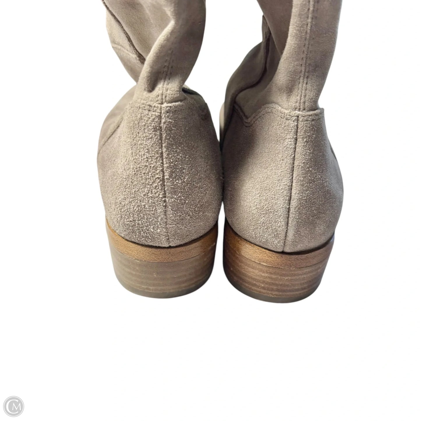 Boots Leather By Sole Society In Taupe, Size: 9