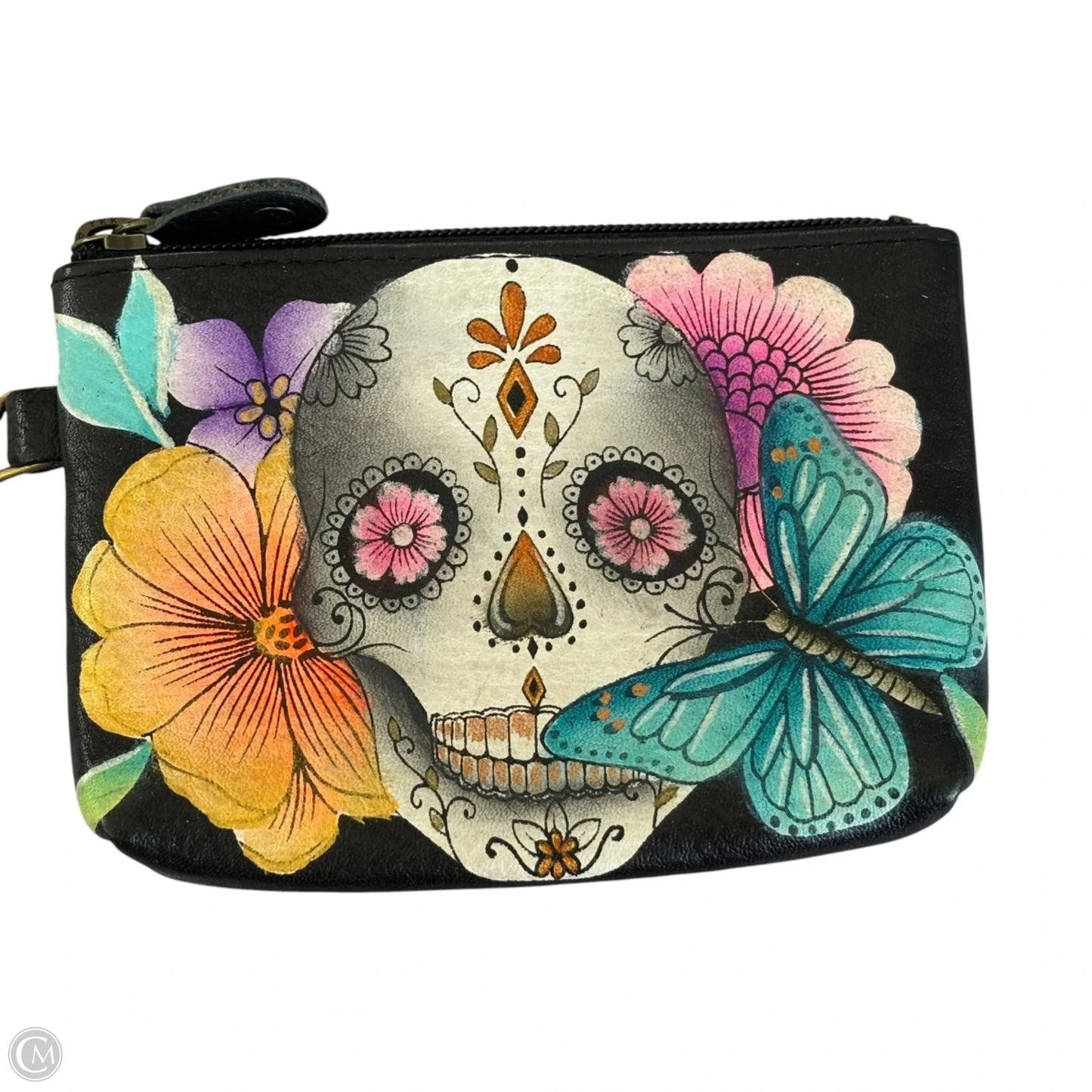 Coin Purse Leather By Anuschka, Size: Medium