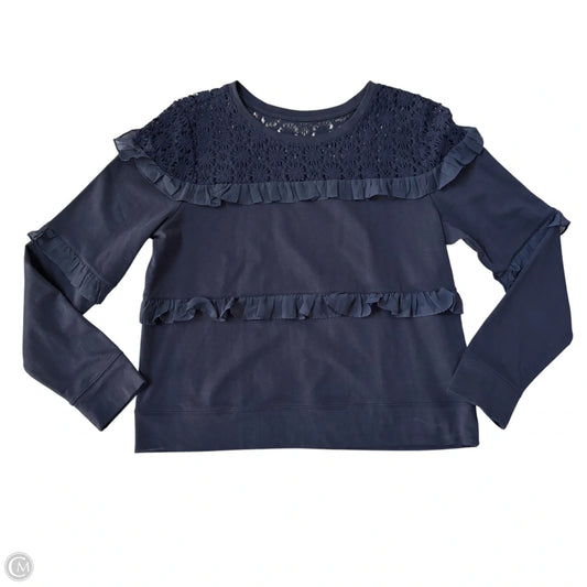 Top Long Sleeve Designer By Lilly Pulitzer In Navy, Size: Xl