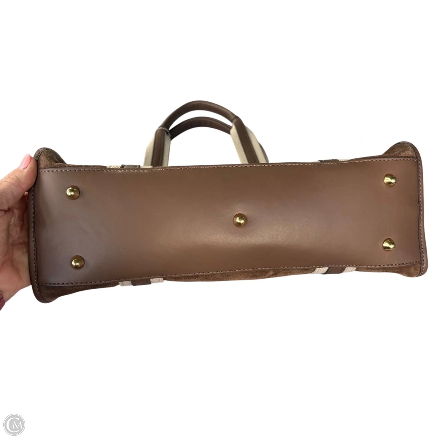 Tote Leather By Devina Firenze, Size: Large