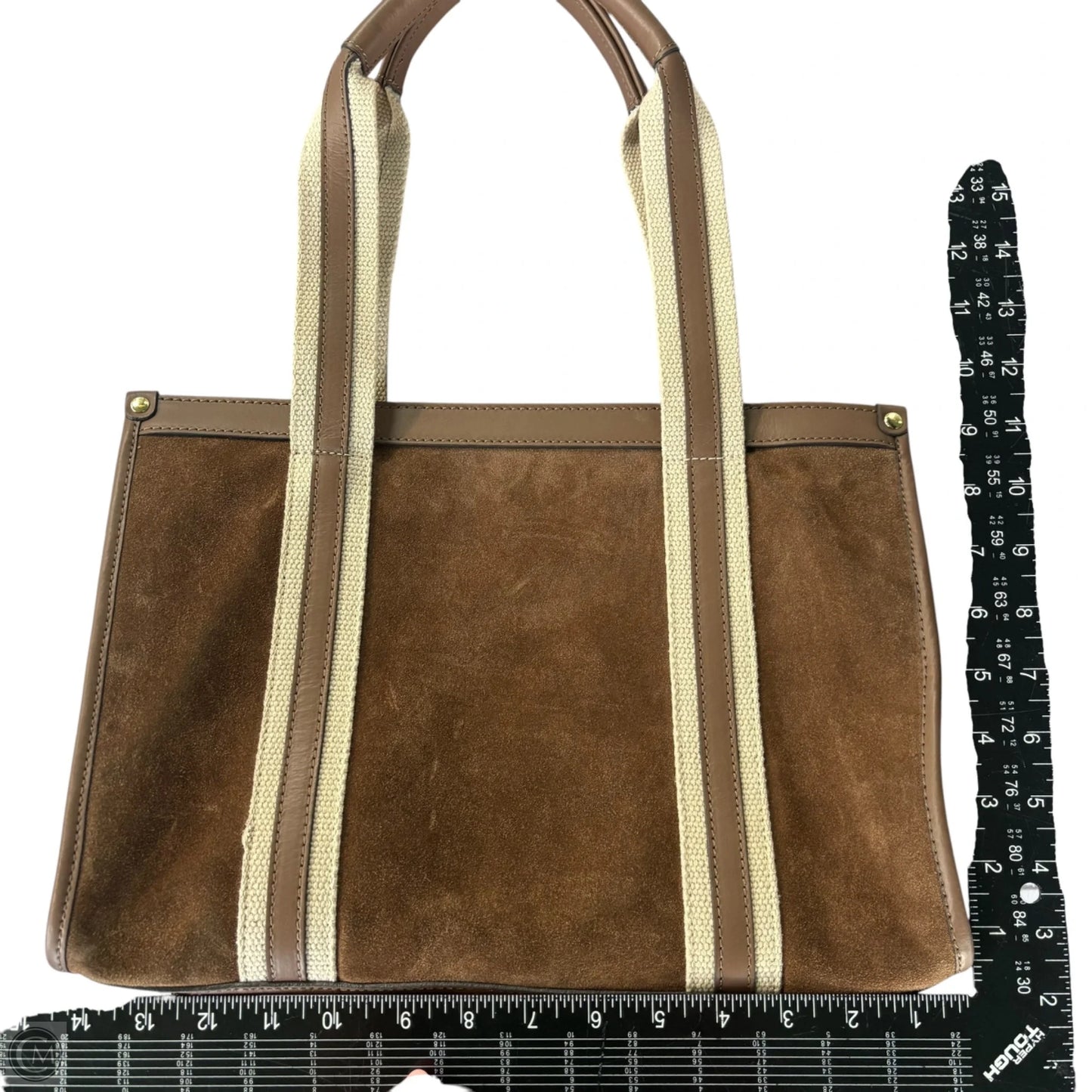 Tote Leather By Devina Firenze, Size: Large