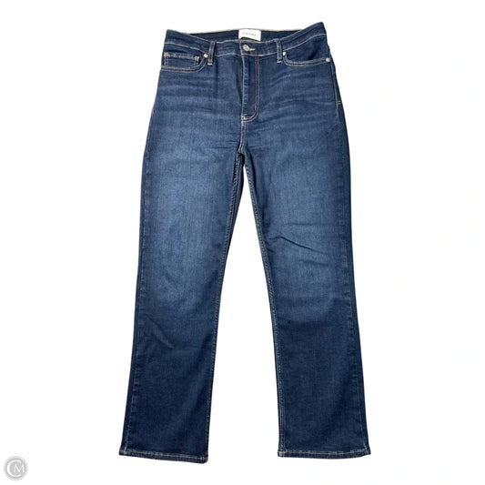 Jeans Boot Cut By Frame In Blue Denim, Size: 10