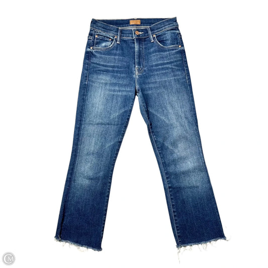 Jeans Straight By Mother In Blue Denim, Size: 2