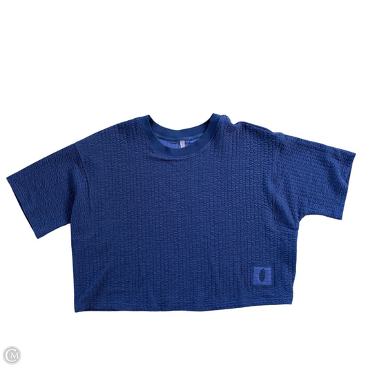 Top Short Sleeve By Free People In Navy, Size: S