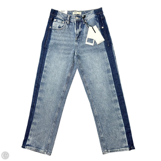 Jeans Straight By Oat In Blue Denim, Size: 0