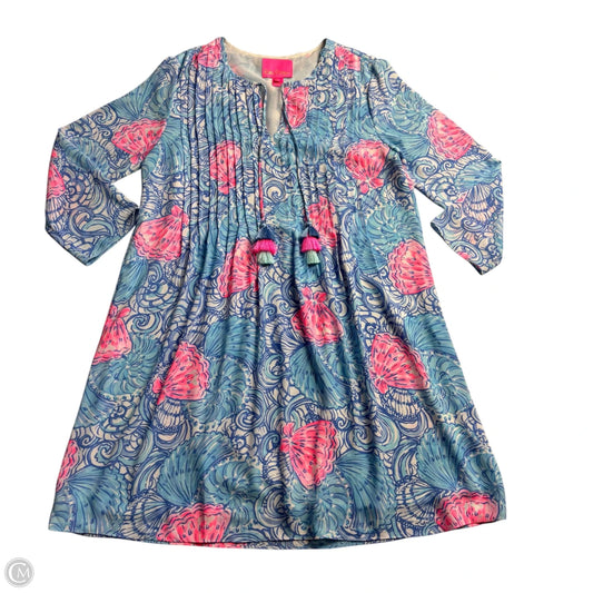 Dress Designer By Lilly Pulitzer In Blue & Pink, Size: S
