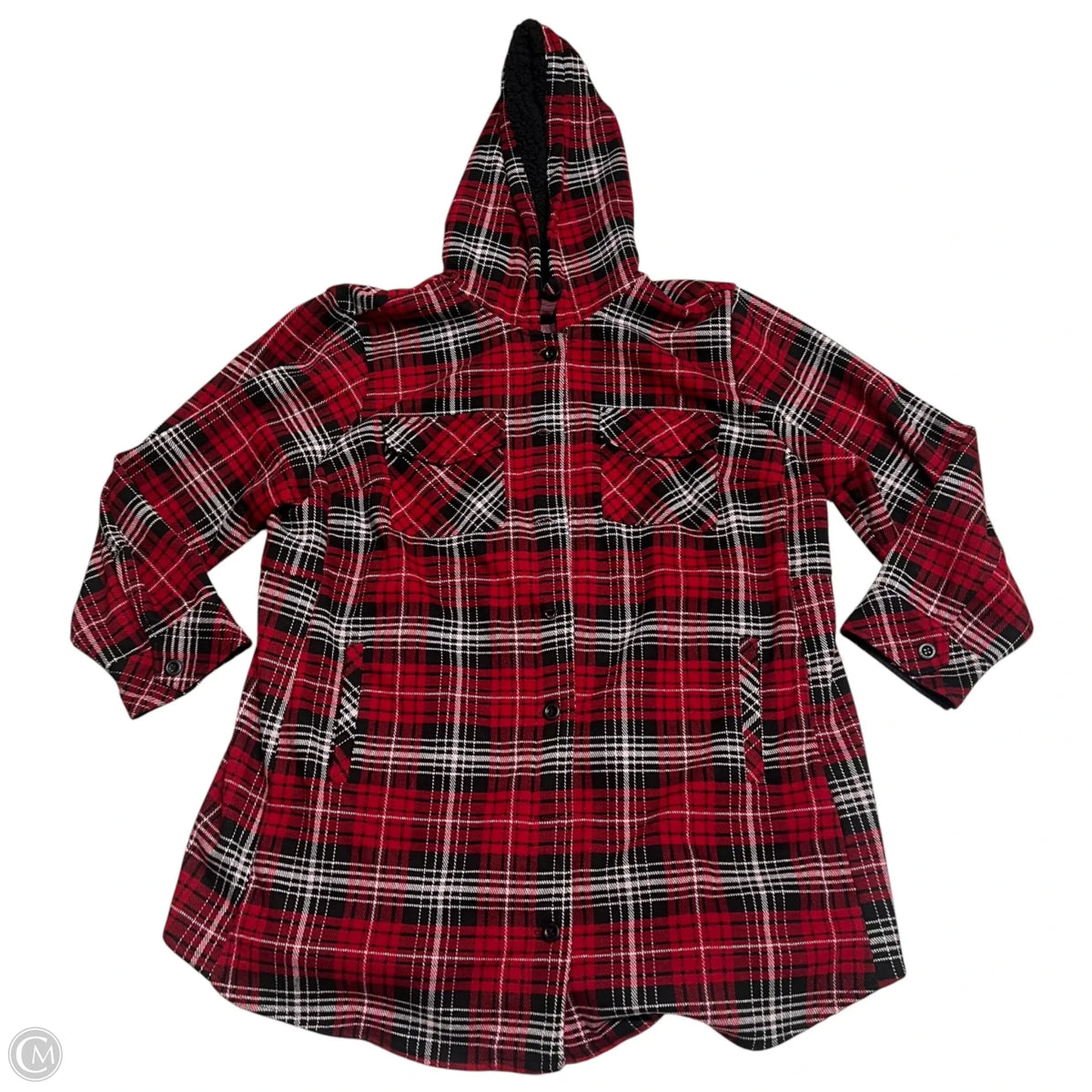 Jacket Other By Torrid In Plaid Pattern, Size: 3x