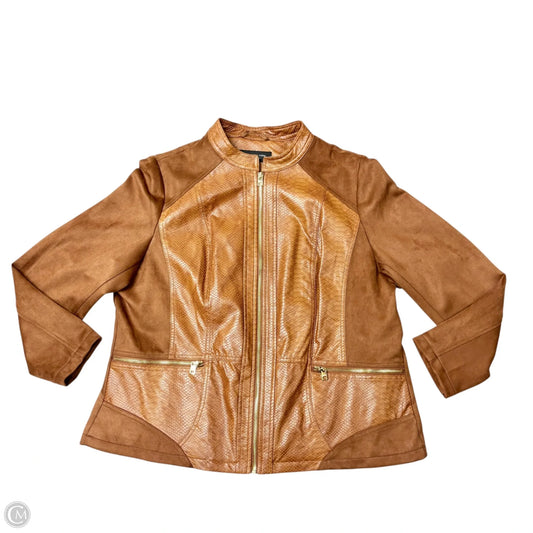 Jacket Other By Marc New York In Brown, Size: 2x